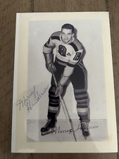 Murray Henderson Hand Signed Autograph Auto Photo Boston Bruins Dec. 2013