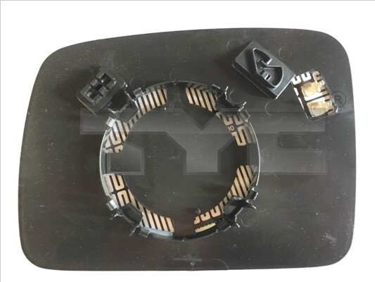 Right TYC 329-0025-1 Mirror Glass, outside mirror for LAND ROVER