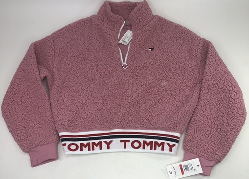 Half Zip Fleece Pink Sweater WITH TAGS 