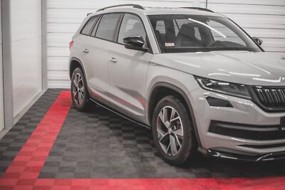 Maxton Design Seitenschweller Ansatz (Paar) passend für Skoda Kodiaq Sportline/R