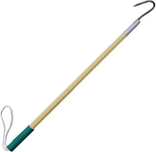 36" Wooden Handle Hand Gaff with Stainless Steel Hook H36