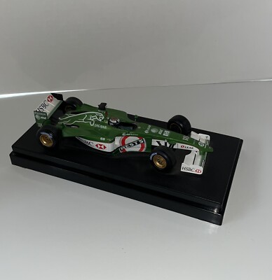 Jaguar R3 ミニカー Eddie Irvine HOT WHEELS 1/18 F1 JAGUAR RACING R3 EDDIE IRVINE GREEN