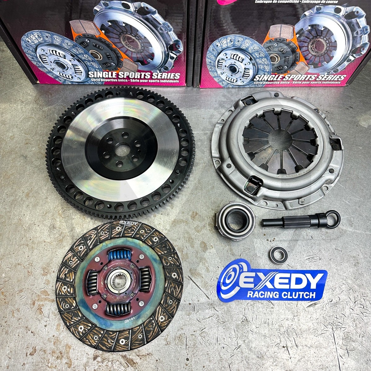 Exedy OEM Clutch Disc OEM Pressure Plate 9lb Flywheel for Honda D