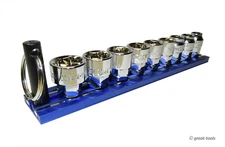 VIM TOOLS: Dual Drive Sockets – mm / metric – shallow – 1/4” drive