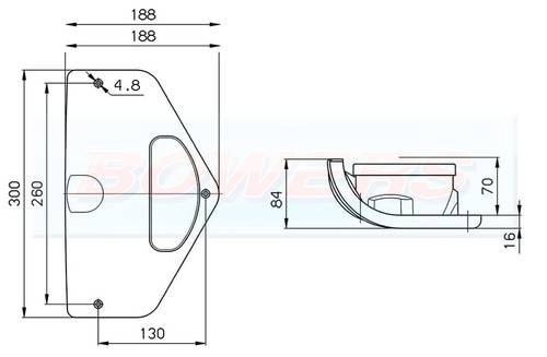 Lámpara de luz trasera Jokon BBSNMR 2000 R/H Knaus Traveller autocaravana Fiat Ducato - Imagen 3 de 3