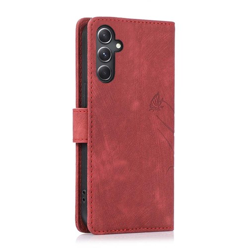 For Samsung Galaxy A15 A14 A13 Magnetic Stand Leather Pattern Wallet Case Cover - Picture 17 of 20
