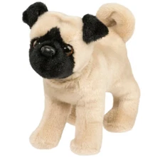 ✤ New DOUGLAS CUDDLE TOYS Stuffed Plush PUG Plushie Puppy Tan Dog Soft Plushie