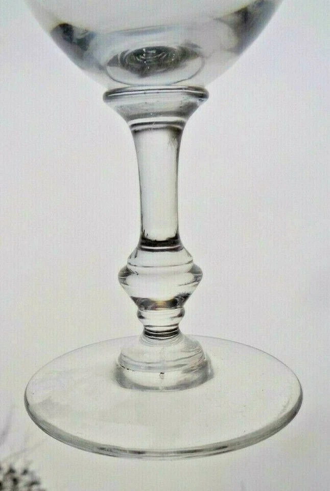 SSAINT LOUIS METZ WINE GLASSES WEINGLÄSER VERRE A VIN CRISTAL GRAVÉ NAPOLEON III - Photo 4/4