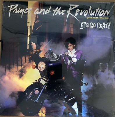 Prince- Let's Go Crazy- 2 Cut Maxi Single- Brand New Factory Sealed