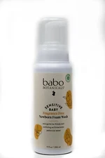 Babo Botanicals Sensitive Baby Newborn Foam Wash Fragrance Free 9 oz