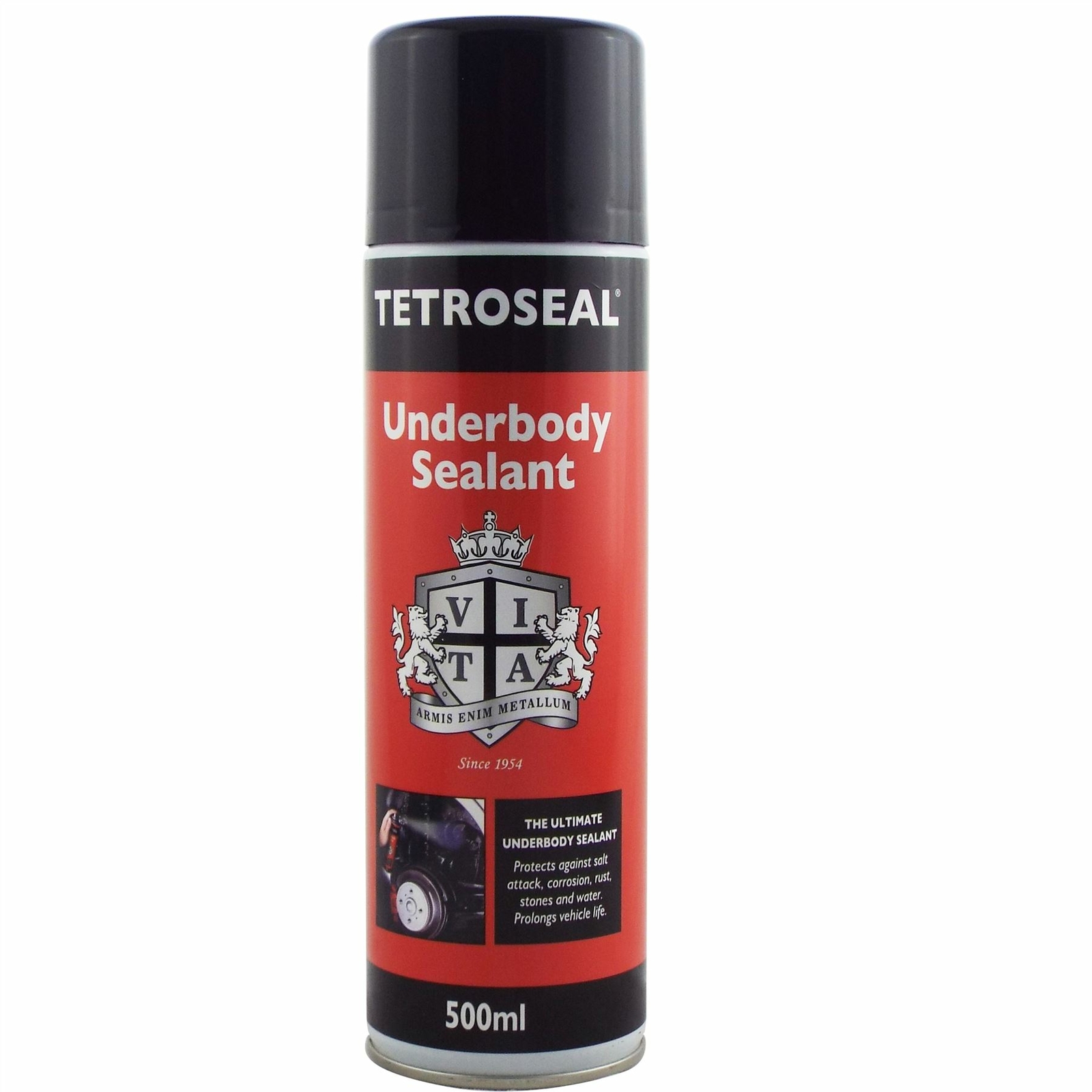 Tetroseal Aerosol Underbody Sealant x4 Car Underseal Spray 500ml Seal Protection