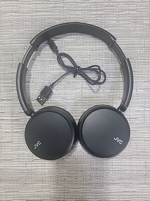 JVC HA-S35BT-B Deep Bass On- Ear Headphones Black 1188330