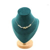 Halskette 10 Perlen Citrin Aus Brasilien Kette Aus Edelstahl Halskette Damen