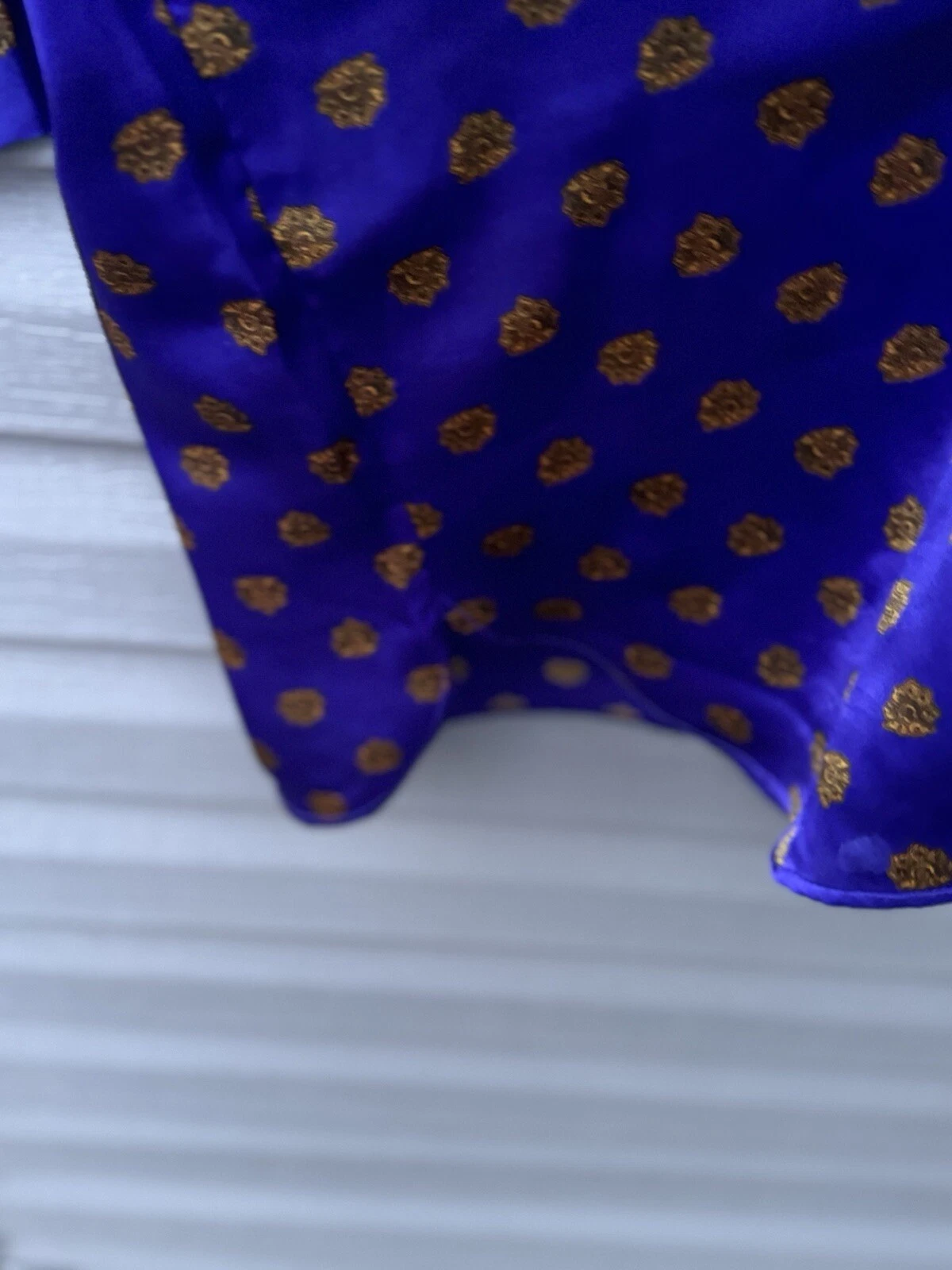 UNDERCOVER Victorias Secret Pigiama Raso Camicia Oversize Abito Etichetta Oro Crest Paisley