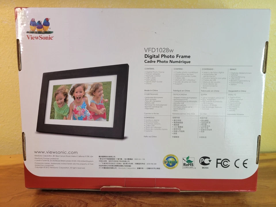 View Sonic, VFD1028W-11 101 10.1" Digital Picture Frame. Open Box Unused - Image 2 of 4