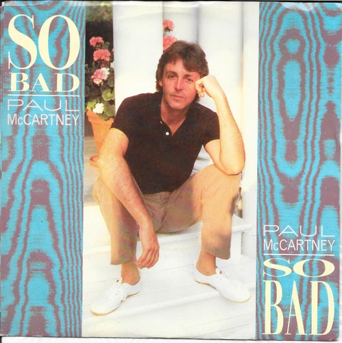 Paul McCartney beatles So Bad Pipes of Peace 45 rpm record & Picture Sleeve