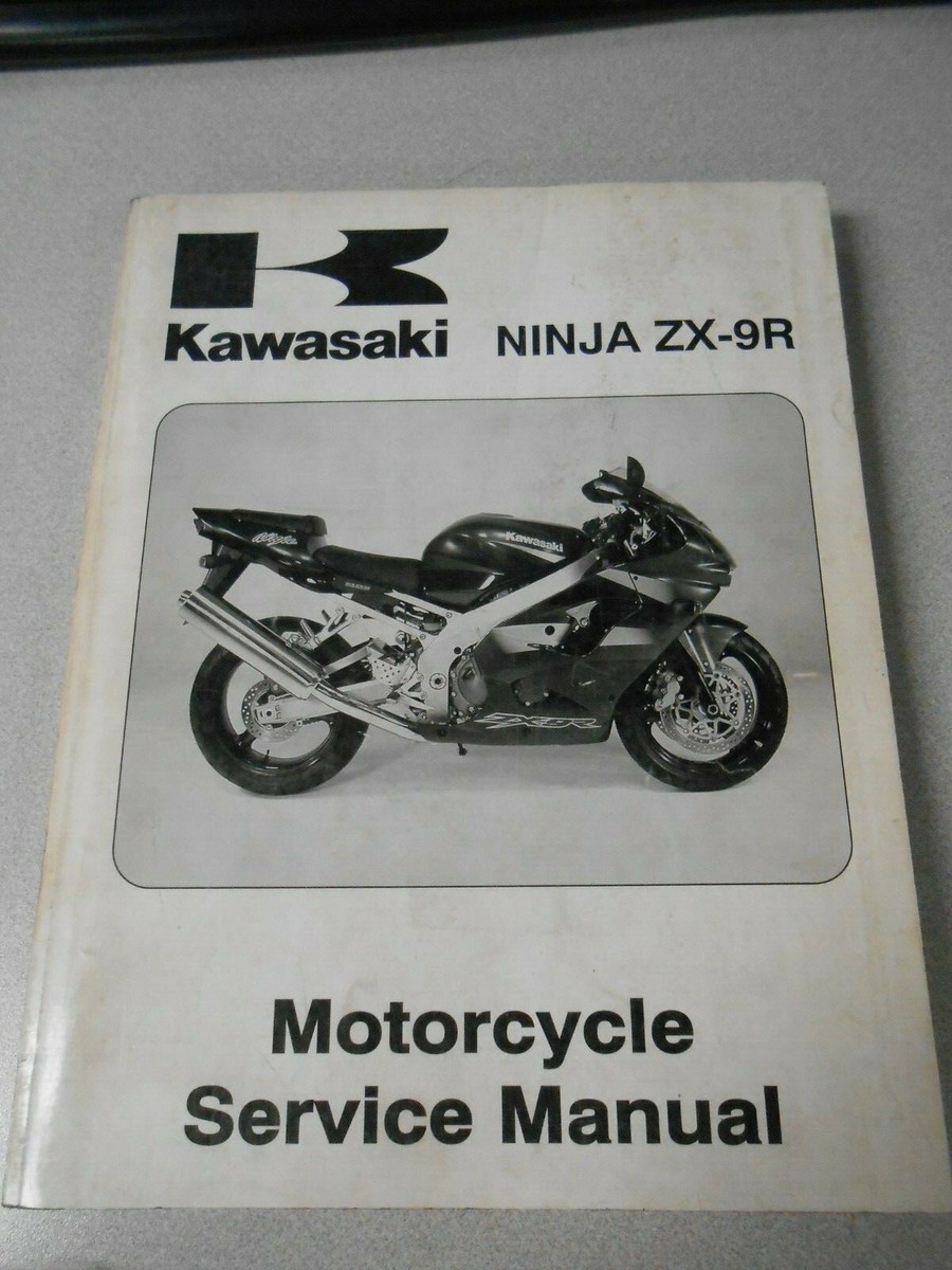 OEM Kawasaki Factory Service Shop Repair Manual 2002 Ninja ZX-9R