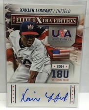Xavier LeGrant 2014 Elite Extra Edition EEE USA 18U Autograph Auto #'d 183/199