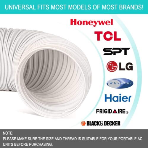 Air Conditioner Hose Portable Exhaust Vent Hose with 5.9 Inch 6'’ Diameter cool - Picture 2 of 7