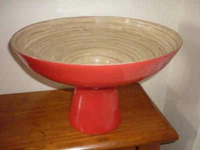 Super Large Bright Red Fruit Bowl Centre Table Vases Super Large Bright Red Fruit Bowl Centre Table