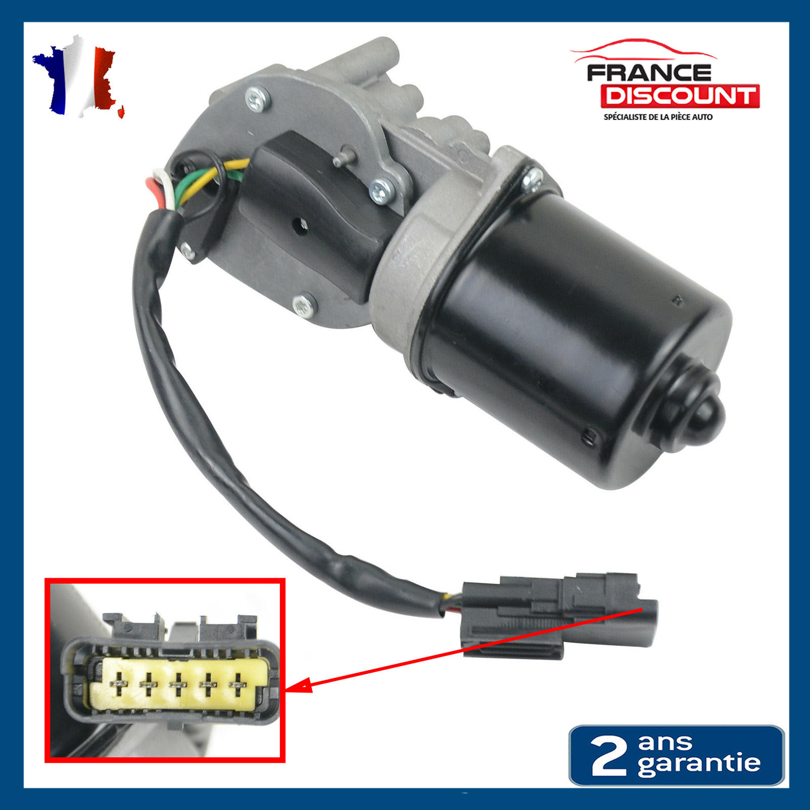 Moteur essuie-glace avant Opel Vivaro A pour réparation système essuyage 91160081