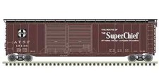 Santa Fe RR Postwar 50' Double Door Boxcar 15136 Super Chief Atlas 20006593 HO