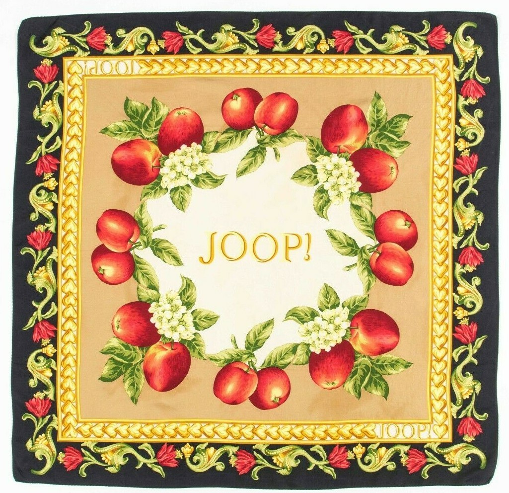 Foulard Carré Joop ! En Soie Multicolore - Occasion Bon état - Style Bandana - Pour Femme