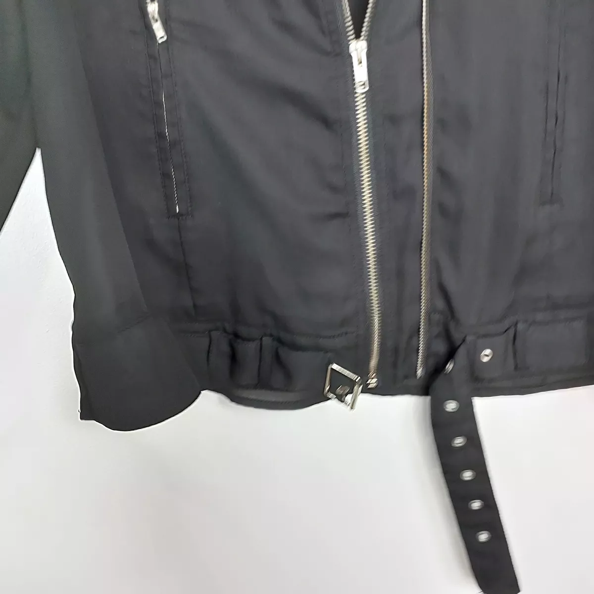 Sheer jacket hotsell black