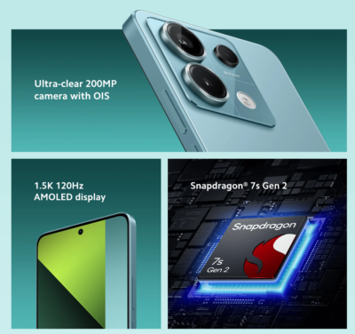 Xiaomi Redmi Note 13 PRO 5G Ocean Teal - 8GB RAM - 256GB ROM