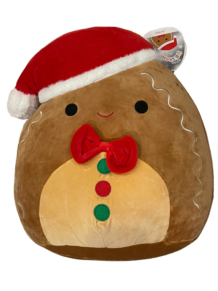 Squishmallow Christmas 2021 Edition 16” Jordan Gingerbread Boy