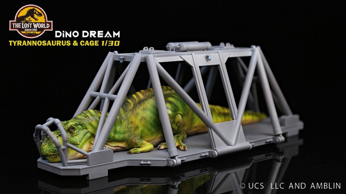 DINO DREAM 1/30 Sleeping Male T-Rex Scene Statue Dinosaur Animal DINO DREAM 1/30 Sleeping Male T-Rex Scene Statue Dinosaur Animal