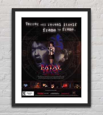 Fatal Frame Playstation 2 PS2 Glossy Promo Ad Poster Unframed G3446