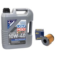 10W40 MotoröL Set MOS2 Leichtlauf 5 Liter ÖLfilter SH4035P FüR Citroen Peugeot