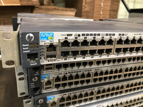 HP 2920-48G PoE+ 48-Port Gigabit Ethernet Network Switch J9729A - Picture 13 of 13