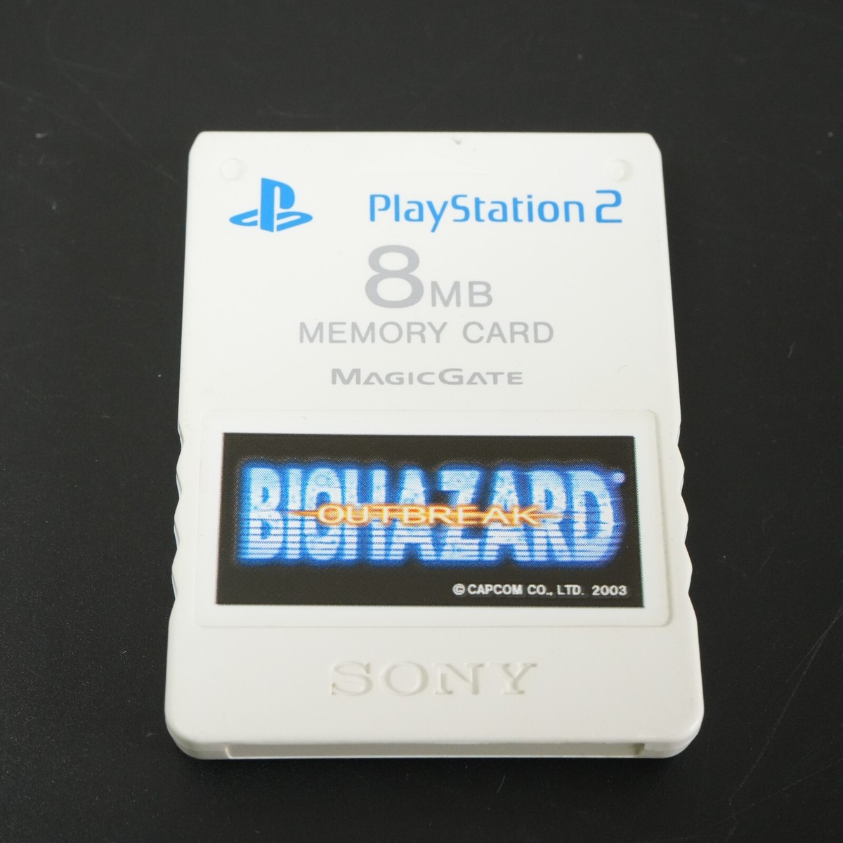 PS2 Memory Card Premium Series BIOHAZARD OUTBREAK SCPH-10020