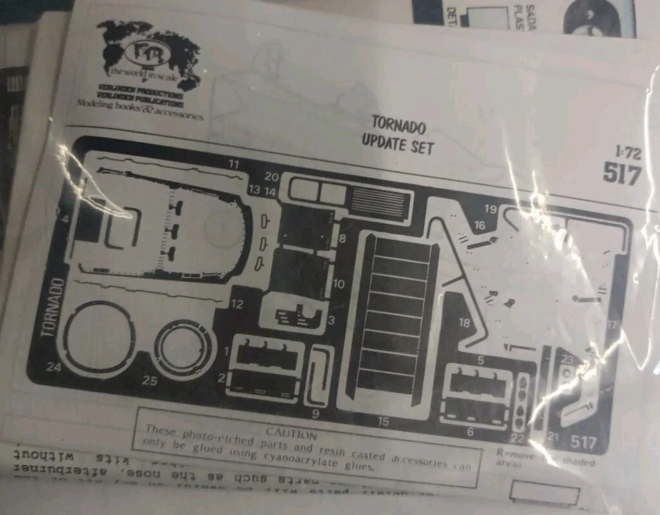 1/72 RAF Tornado GR1 - 1A detail set for hasegawa - Immagine 2 di 4