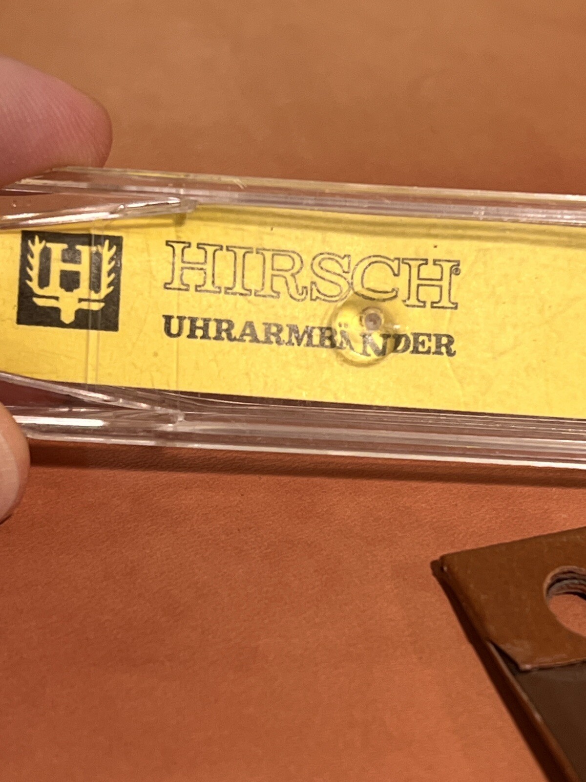 NOS Hirsch vintage rally strap 20 mm Brown for Heuer, Rolex, JLC, Omega Watch