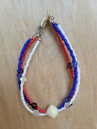 Paper Bead 3 Piece Set- Paper Bead Jewelry - Recycled Jewel - INDEPENDENCE - Picture 2 of 6