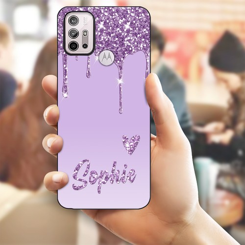 Printed Case For Motorola Moto G54 5G G24 G85 E14 Bling Personalised Phone Cover - Picture 46 of 121
