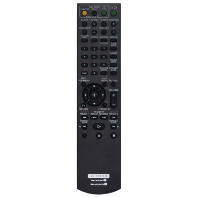 RM-ADU007A Replace Remote for Sony DAV-HDX285 DAV-HDZ485 DAV-HDX287WC DAV-HDX585