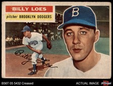 1956 Topps #270 Billy Loes Dodgers 1.5 - FAIR