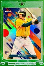 Nick Kurtz RC ROOKIE REFRACTOR CARD SP TOPPS FINEST A’S MINT ROY