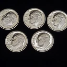 2001-S Dcam Proof 90% Silver Roosevelt Dime Low Mintage Year Free Shipping!  5