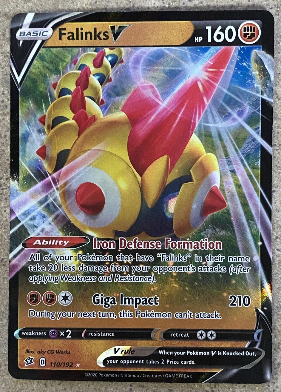 Falinks V 110/192 Swsh02: Rebel Clash Holo