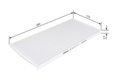 BOSCH Filter, Innenraumluft 1 987 432 014 für ALFA ROMEO FIAT LANCIA
