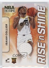 2024-25 Panini NBA Hoops Rise N Shine Memorabilia Winter Isaiah Collier 1d13