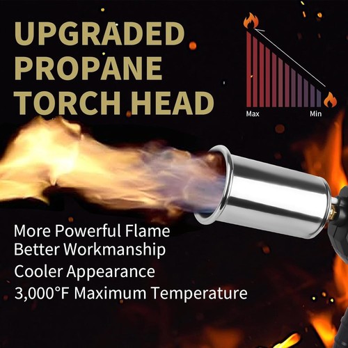 Sondiko Powerful Cooking Propane Torch Head, Culinary Torch Campfire Starter,... - Picture 3 of 7
