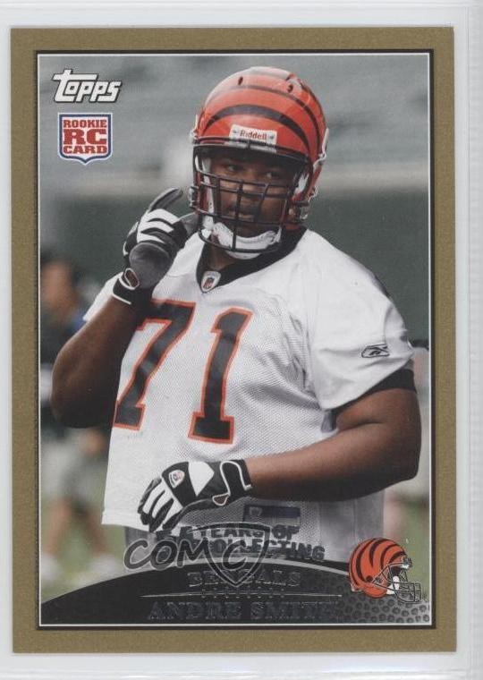 2009 Topps Gold 313/2009 Andre Smith #336 Rookie RC 0f8