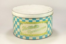 Rare 1920s Shotwell's Marshmallows Advertising Vintage Tin 10"-Diameter