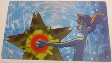 Banned MIsty Artwork Playmat Gaming Mat TCG CCG Pokemon Starmie New